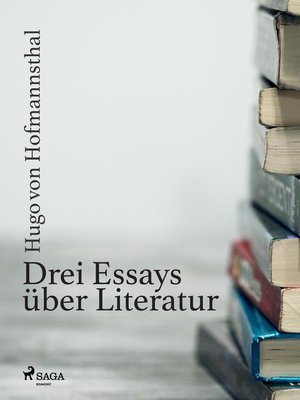 cover image of Drei Essays über Literatur